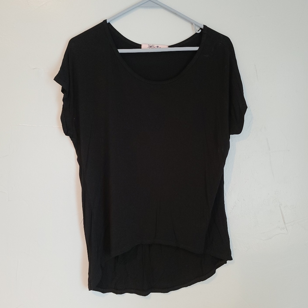 Black High Low Shirt